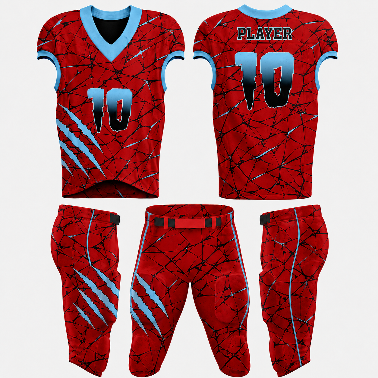 Custom American Football Uniform | Football Uniform Maker