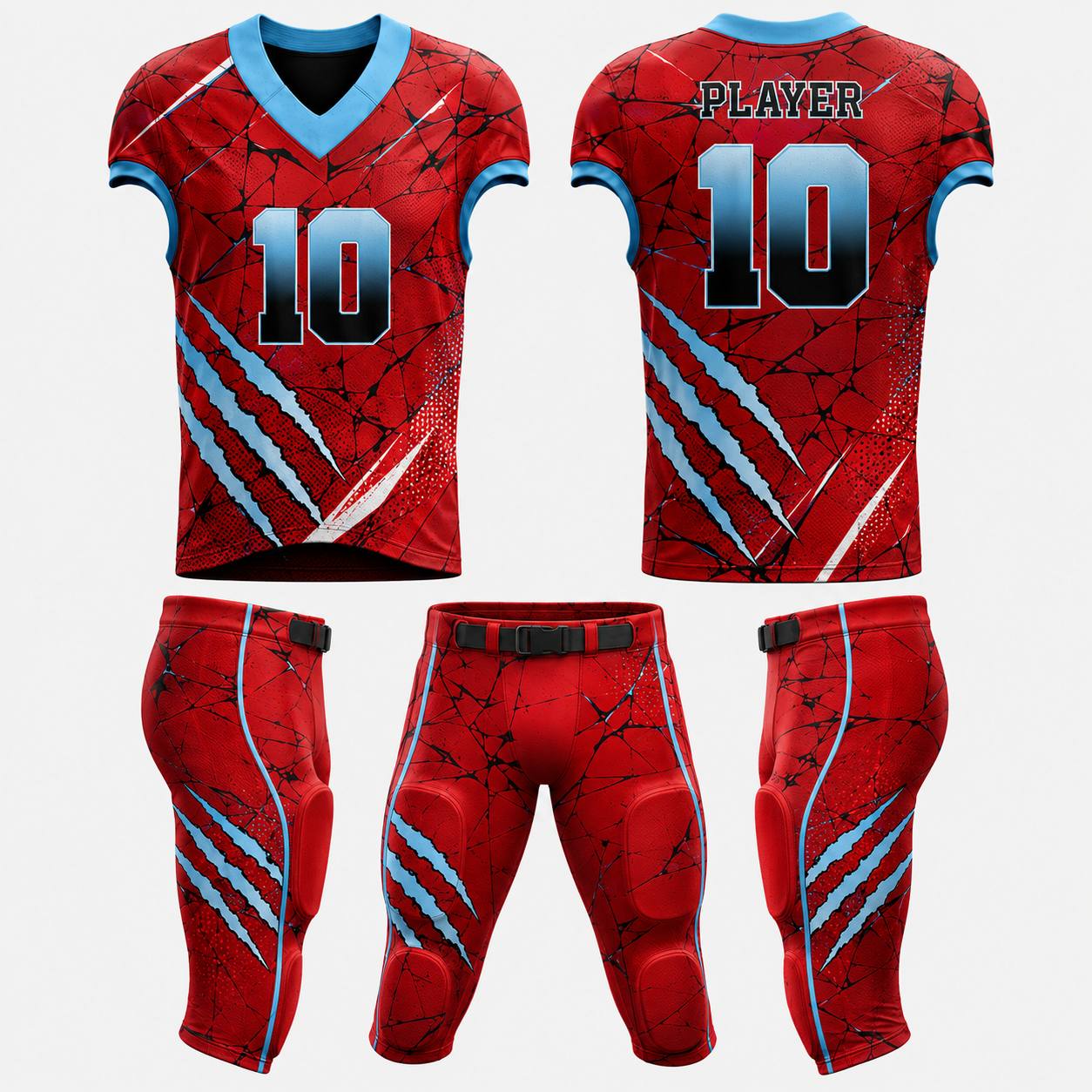 Custom American Football Uniform | Football Uniform Maker
