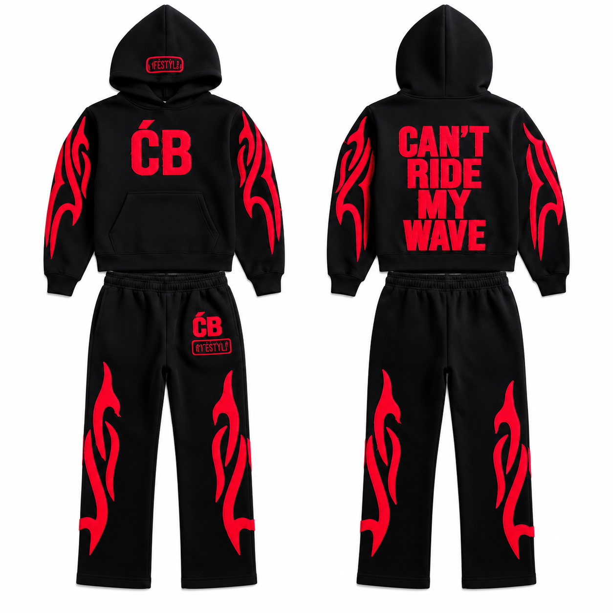 Streetwear Tracksuit | Custom Tracksuit with Logo