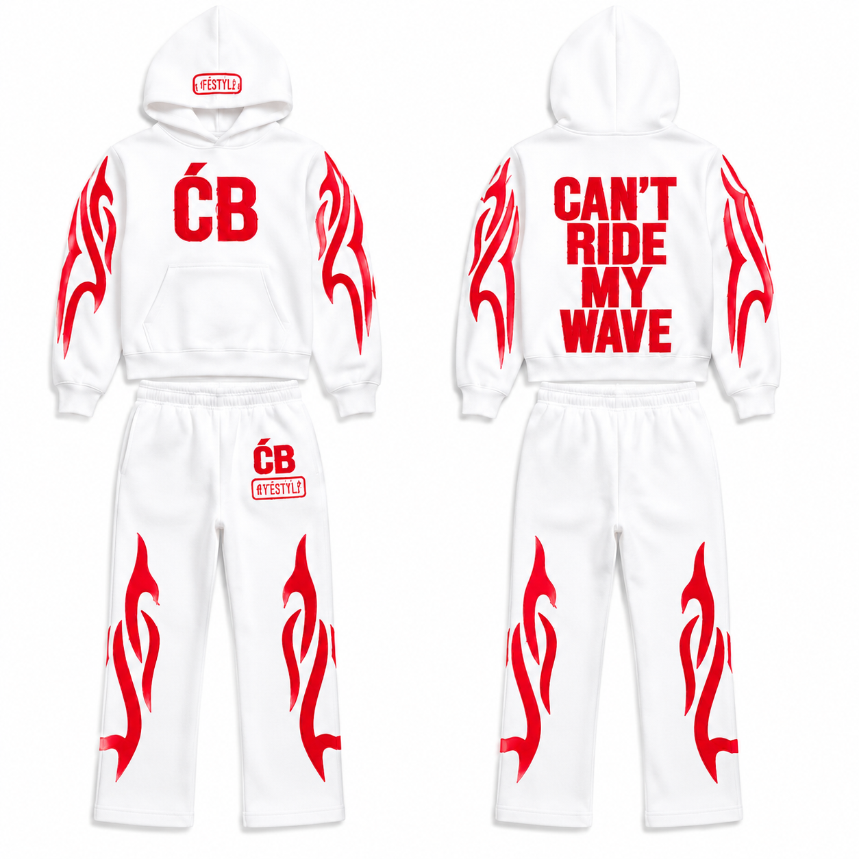 Streetwear Tracksuit | Custom Tracksuit with Logo