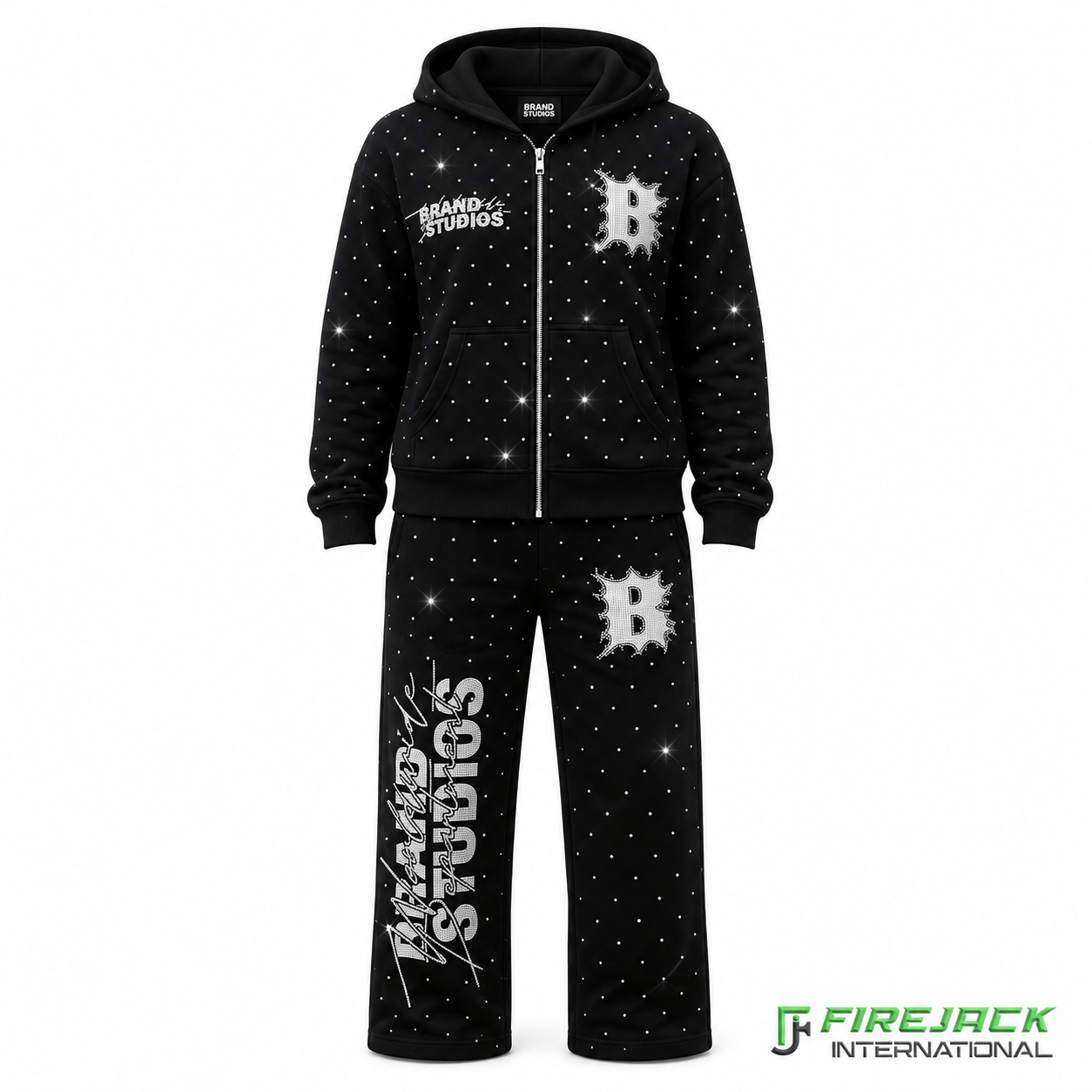 Rhinestone Tracksuit | Custom Tracksuit Manufacturers