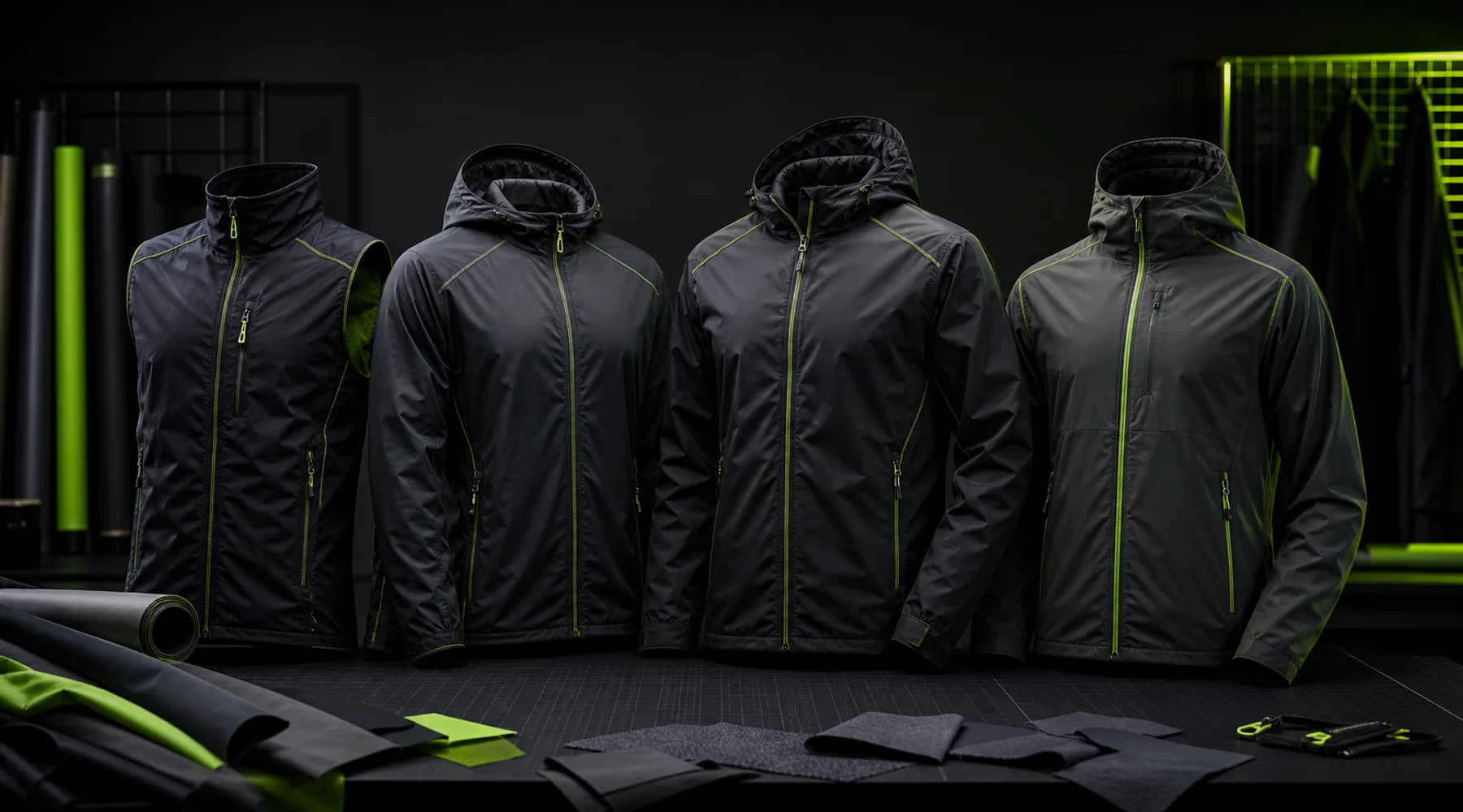 Performance Apparel product construction and materials