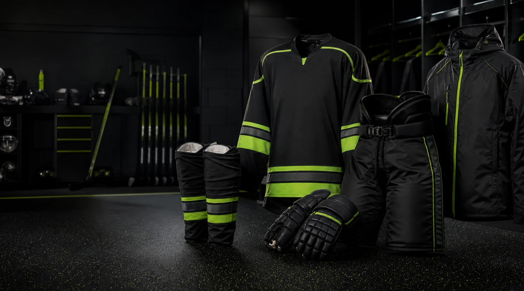 Striped Hockey Team Sock