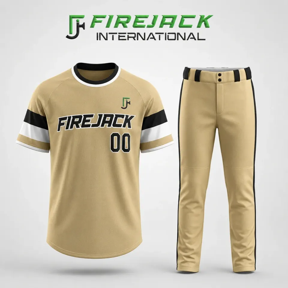 Baseball Team Uniform Packages | Beige Youth Set