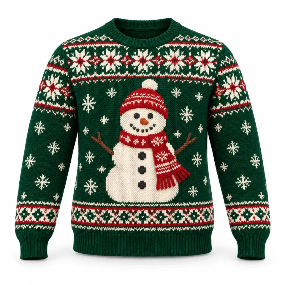 Custom Snowman Christmas Sweater | Holiday Sweaters