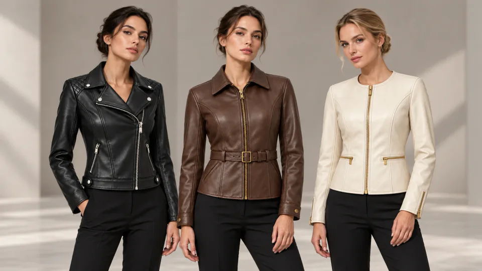 Custom Women's Leather Jackets product line